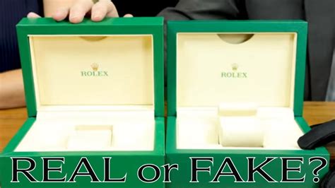 genuine rolex box vs fake|how to tell if rolex is real.